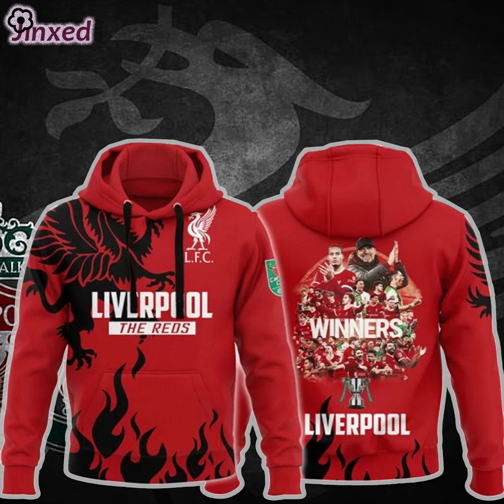 Liverpool The Reds Winners Carabao Cup 3d Unisex T-shirt Hoodie 